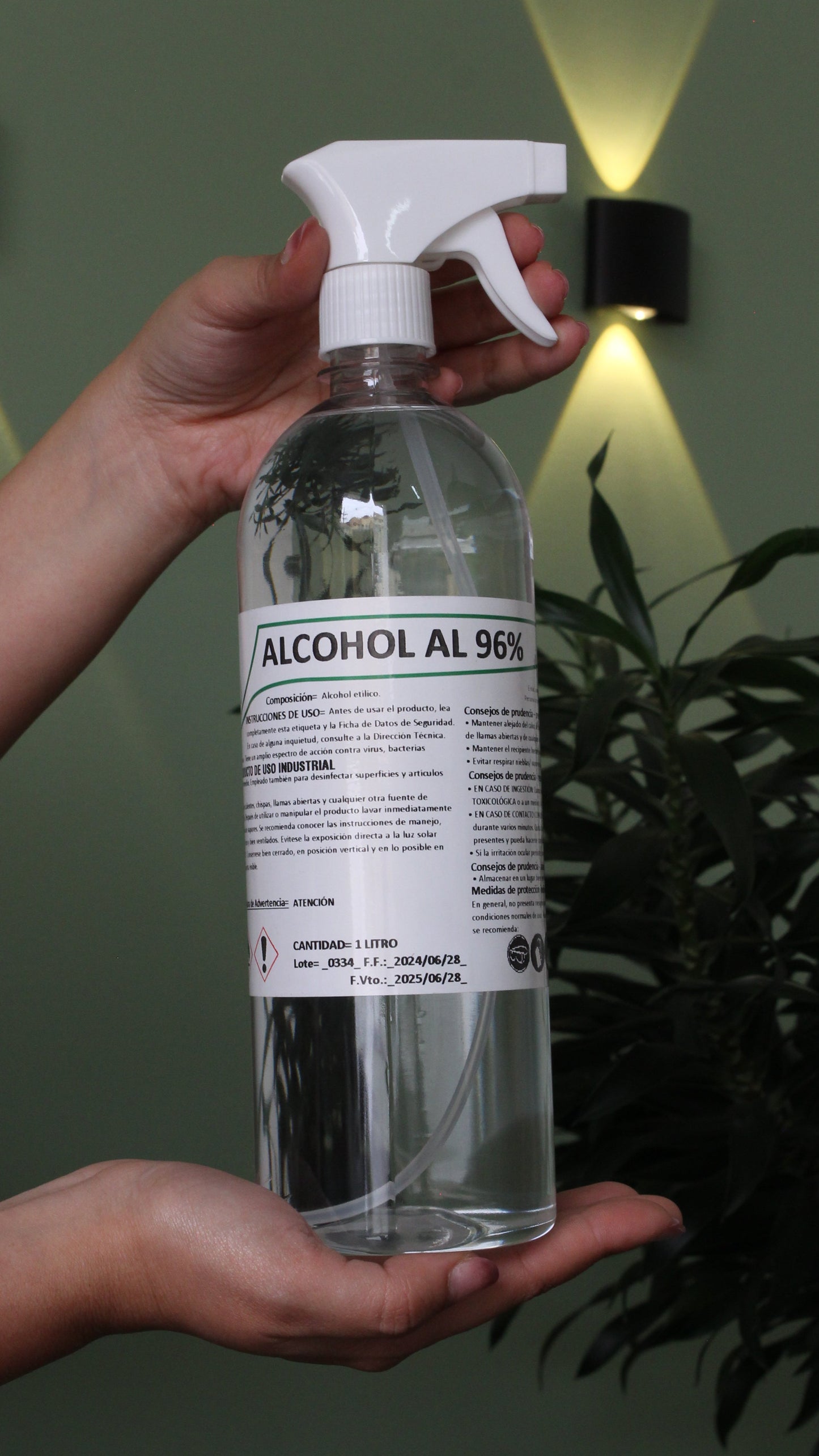 Alcohol al 96% industrial