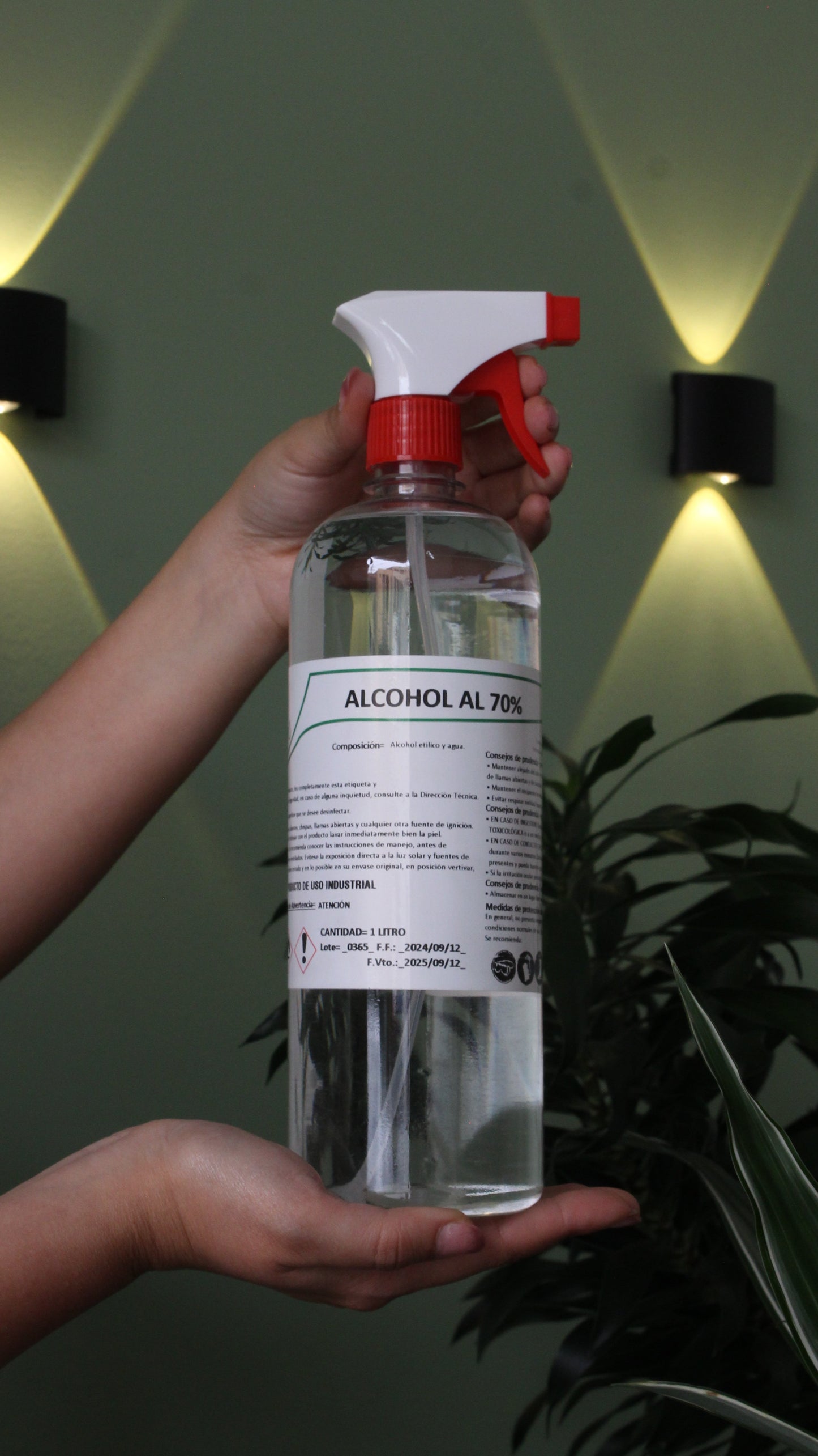 Alcohol al 70% industrial