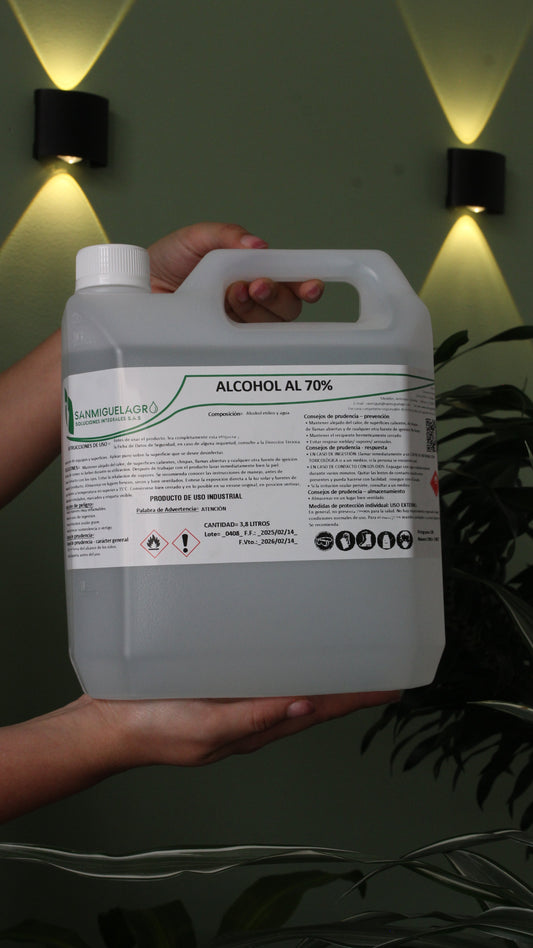 Alcohol al 70% industrial
