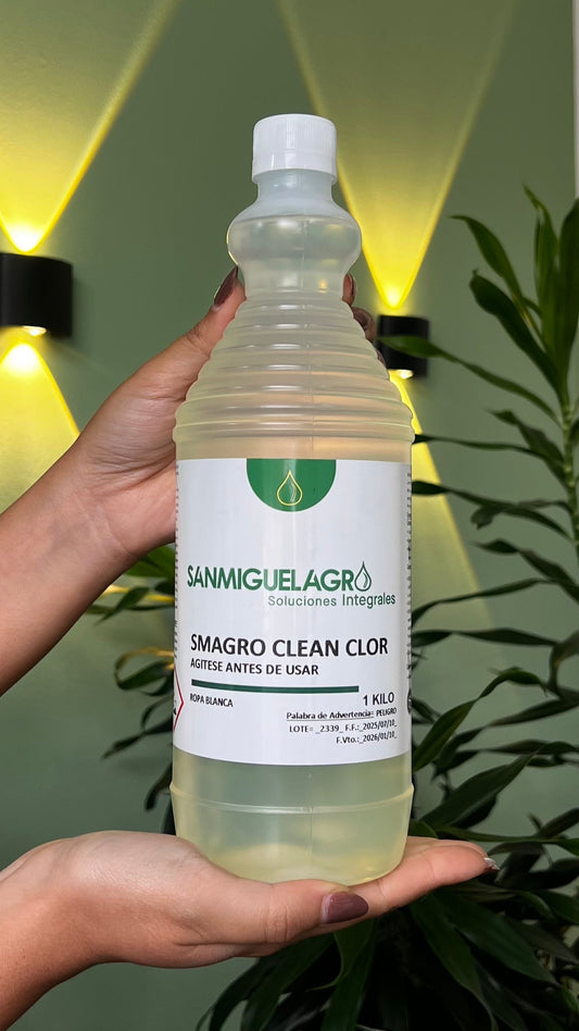 Smagro Clean Clor (Ropa Blanca) - Detergente Para Ropa Blanca