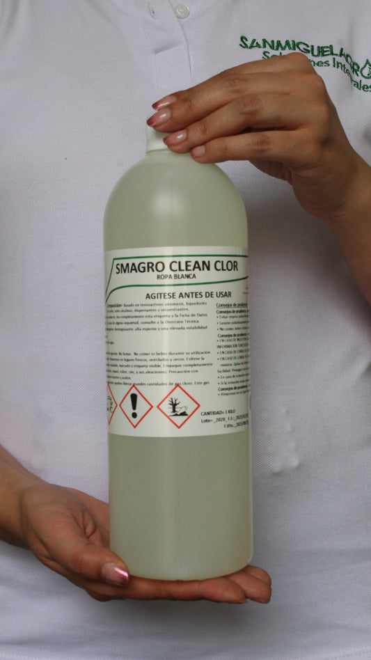 Smagro Clean Clor (Ropa Blanca) - Detergente Para Ropa Blanca